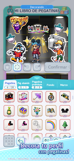 Captura de pantalla de Disney Pixel RPG