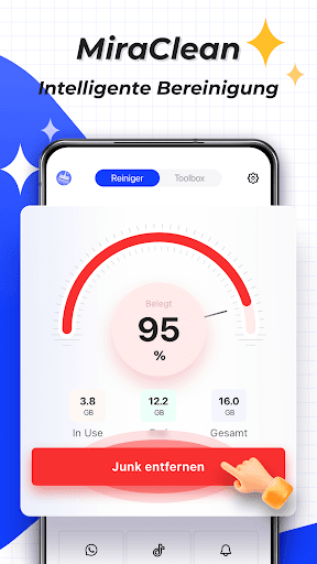 MiraClean - Dateimanager Screenshot