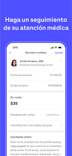 Captura de pantalla de Oscar Health