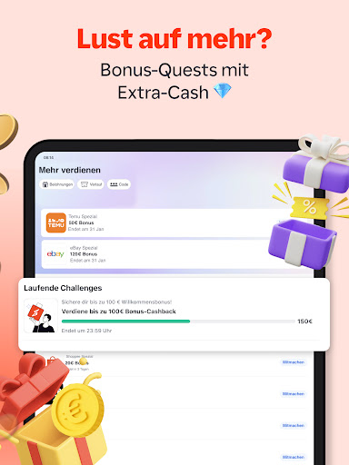 ShopBack. Deine Cashback App! Screenshot