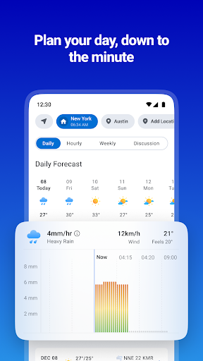 1Weather Forecasts & Radar screenshot