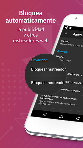 Captura de pantalla de Firefox Focus: el navegador