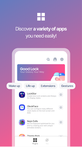 Captura de pantalla de Good Lock