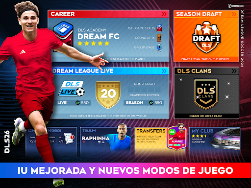 Captura de pantalla de Dream League Soccer 2026