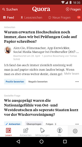 Quora Screenshot