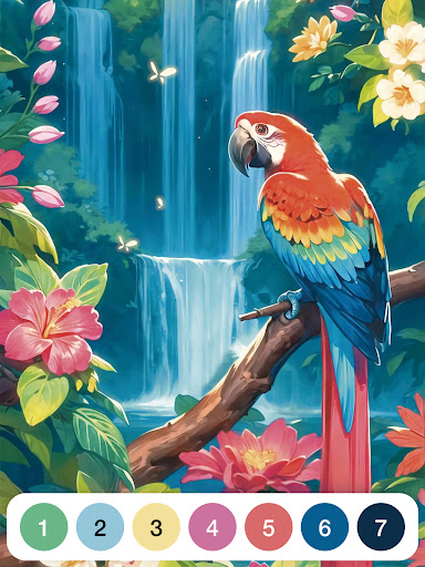 Captura de pantalla de Pintar Por Números Colorear