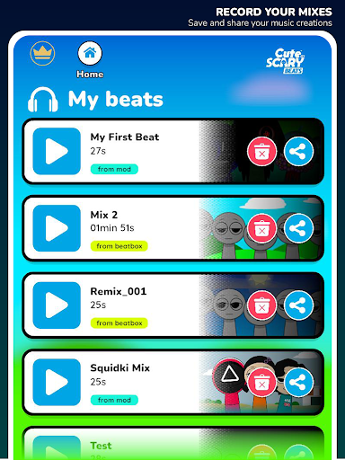 Cute vs Scary Beats™ 2 Sprunki Screenshot