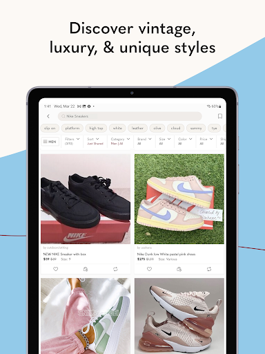 Captura de pantalla de Poshmark: Shop & Sell Fashion
