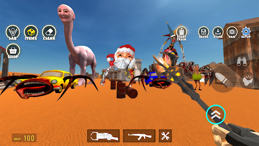 Captura de pantalla de Nextbots In Playground mod