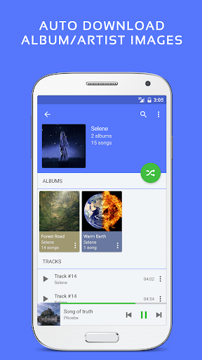 Captura de pantalla de Reproductor de Música Pulsar +