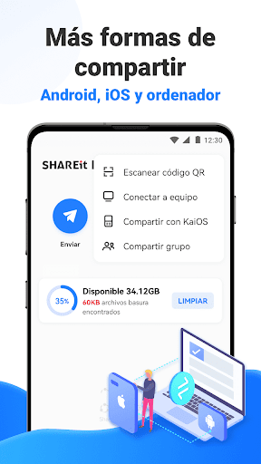 Captura de pantalla de SHAREit Lite - Comparta rápido