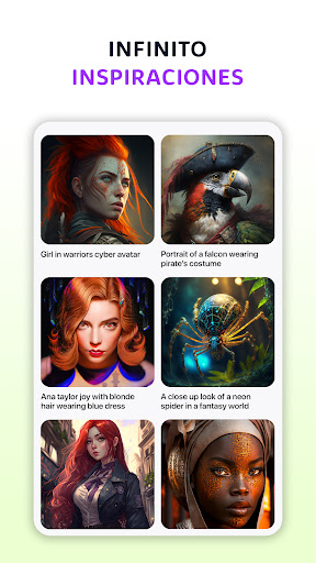 Captura de pantalla de Generador de arte con IA