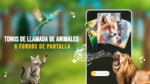 Captura de pantalla de Tonos de animales y pájaros