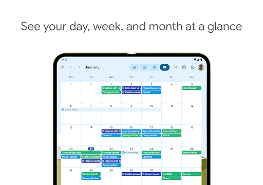 Google Calendar screenshot