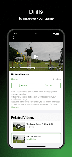 Captura de pantalla de Golf GPS SwingU
