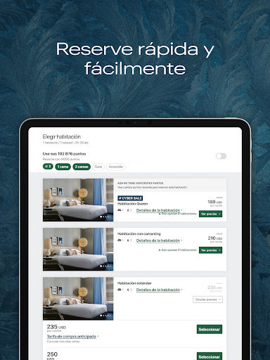 Captura de pantalla de Hoteles y Recompensas IHG