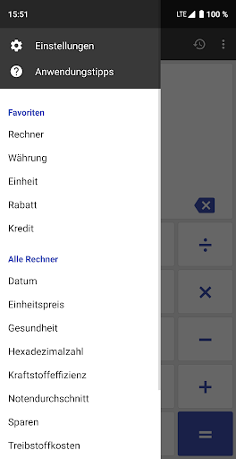 ClevCalc - Taschenrechner Screenshot