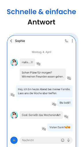 Mitteilungen Screenshot