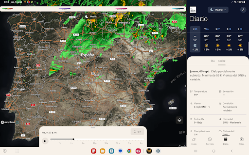 Captura de pantalla de Tiempo - The Weather Channel