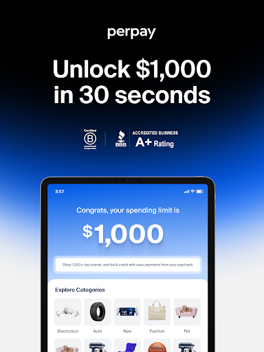 Perpay - Shop and Build Credit screenshot