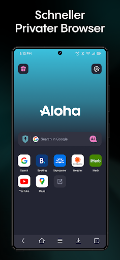 Aloha Private Browser - VPN Screenshot