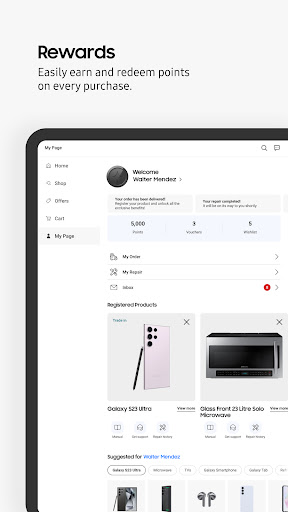 Shop Samsung Screenshot