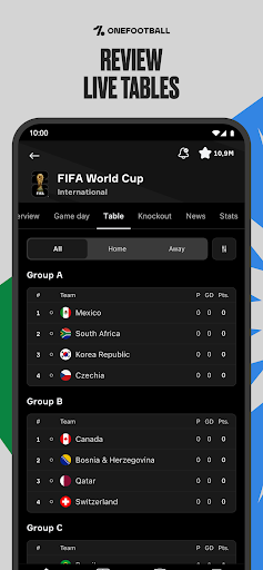 OneFootball Live Soccer scores screenshot