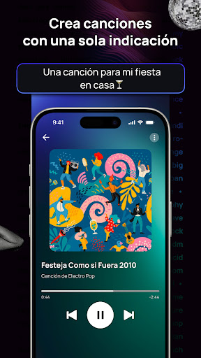Captura de pantalla de Donna IA Generador de Música