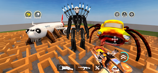 Captura de pantalla de Nextbots In Playground mod