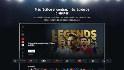 Captura de pantalla de DAZN - Deportes en Directo