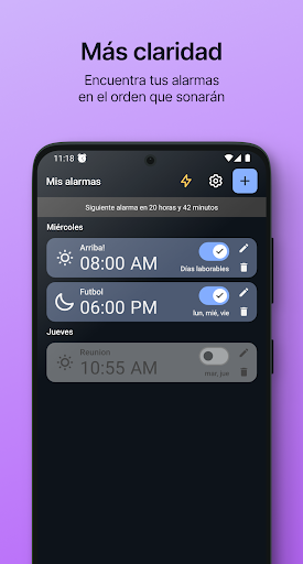 Captura de pantalla de Alarma Simple