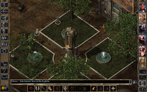 Captura de pantalla de Baldur's Gate II