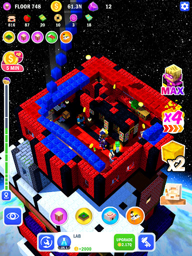Captura de pantalla de Tower Craft－Juego de construir