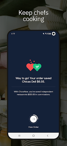 Captura de pantalla de ChowNow: Local Food Ordering