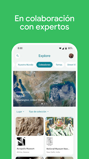 Captura de pantalla de Google Arts & Culture