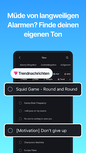 Alarmy – Wecker und Schlaf Screenshot