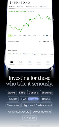 Captura de pantalla de Public – Stocks and Options