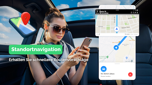 GPS, Karten Wegbeschreibung Screenshot