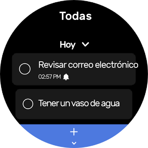 Captura de pantalla de Lista de tareas: Recordatorios
