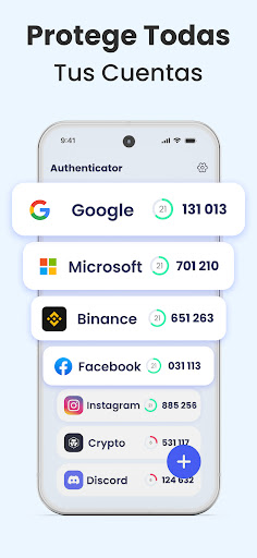Captura de pantalla de Authenticator App - 2FA Auth