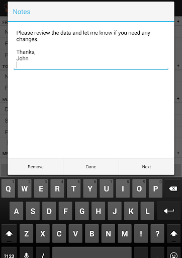 FaxCover Pro Create Cover Page screenshot
