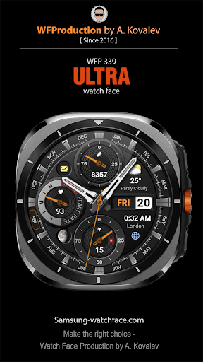 Captura de pantalla de WFP 339 Ultra watch face