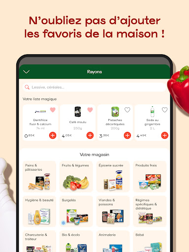 Jow - Recettes et courses Screenshot