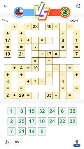 Crossmath® - Math Puzzle Games screenshot