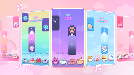 Captura de pantalla de Cat Tiles: Cute Piano Game