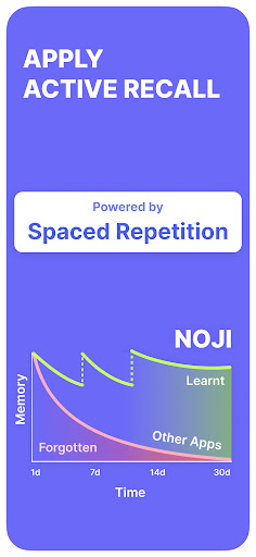 Noji – Flashcards study app screenshot