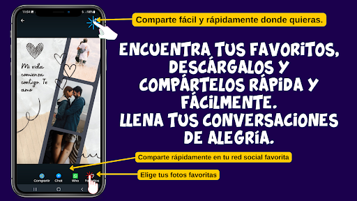 Captura de pantalla de Imágenes con Mensajes Bonitos