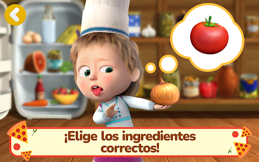 Captura de pantalla de Masha y el Oso Juegos de Pizza