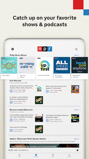Captura de pantalla de NPR: National & Local News