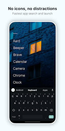 Captura de pantalla de Olauncher. Minimal AF Launcher